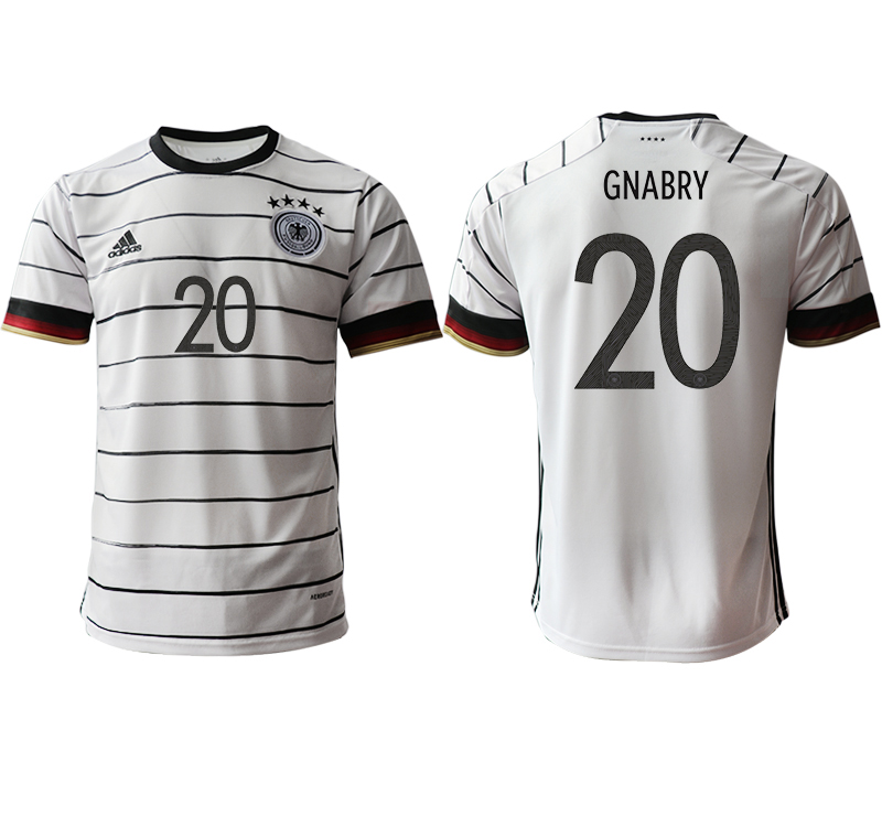 Men 2021 European Cup Germany home aaa version white #20 Soccer Jersey->germany jersey->Soccer Country Jersey